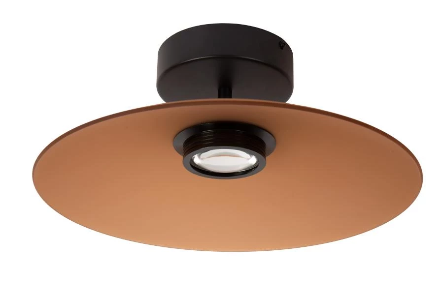 Lucide Premium MENGA - Deckenleuchte - Ø 40 cm - LED Dim. - 1x11W 2700K - Amber - ausgeschaltet